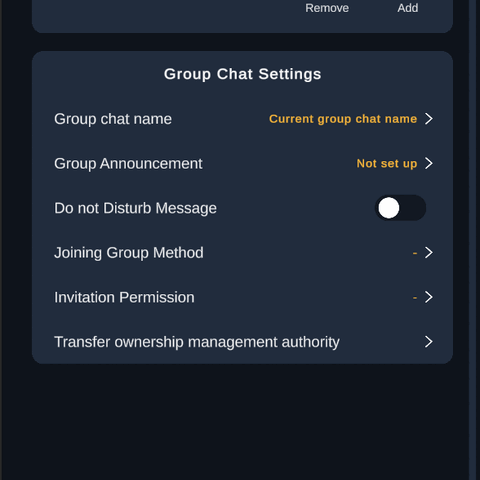 Social networking module preview